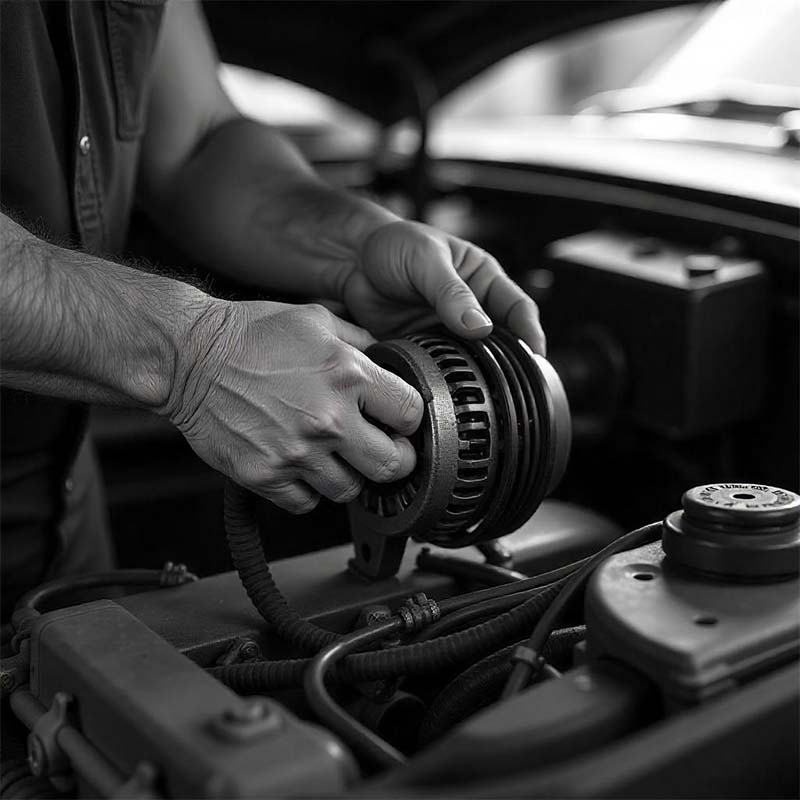 پیشگیری از بیرون زدگی تسمه دینام