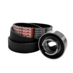 کیت تسمه تایم 107 دندانه پراید، کوییک، تیبا و ساینا پاور روپ قرمز - Image 3